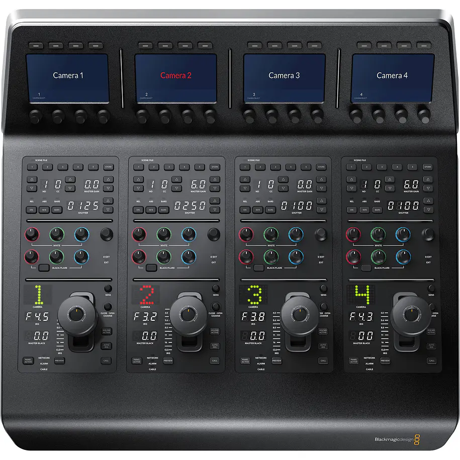 Blackmagic  Atem Camera Control Panel - Panel De Control Fisico Con Sistemas Atem 3