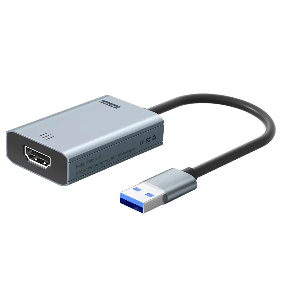 Lemorele LC06 Plus Transforma Puerto USB en HDMI Full HD 1