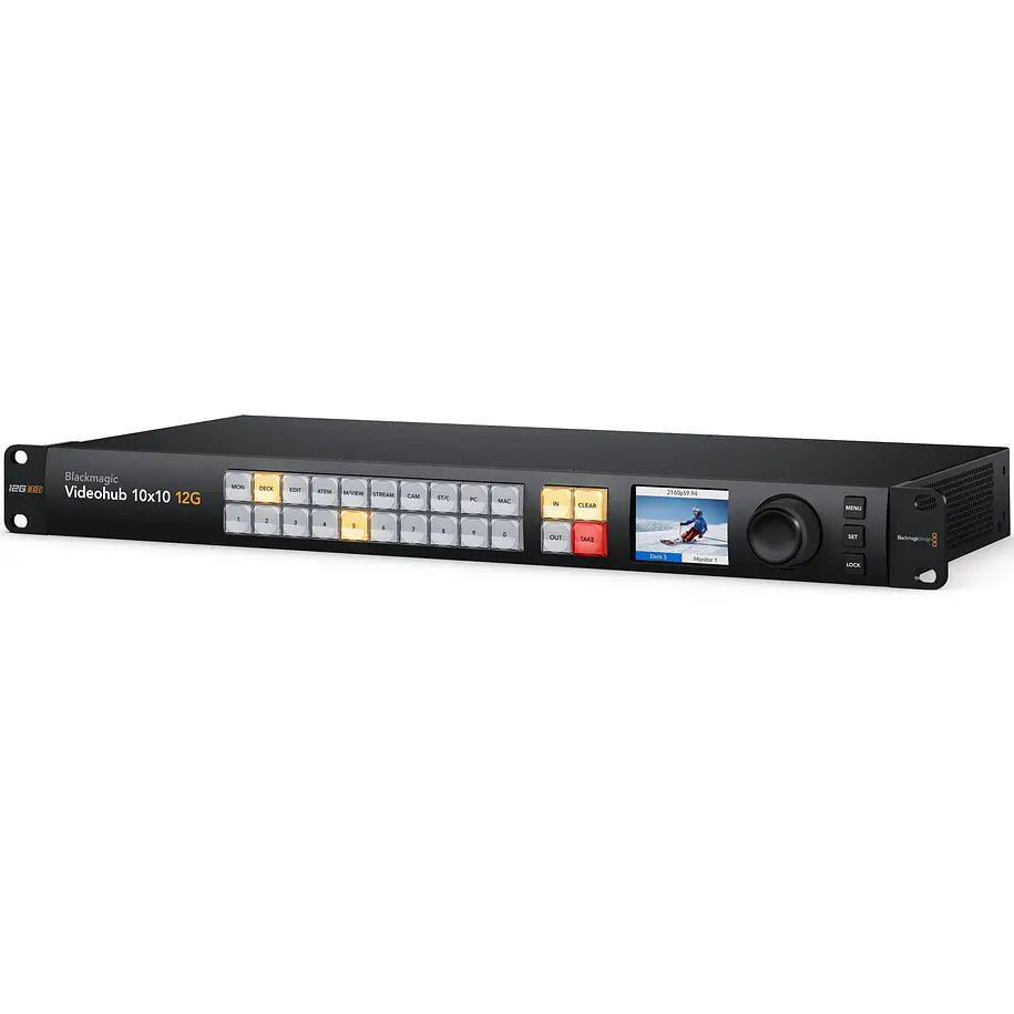 Blackmagic  Videohub 10x10 12g - Distribuidor De Video 10x10 12g 1