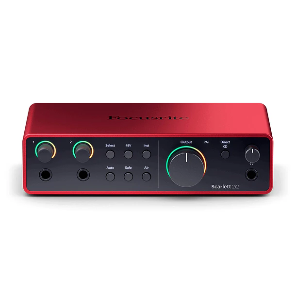 Focusrite Scarlett 2i2 Interfaz Audio 4ta Gen Focusrite 1