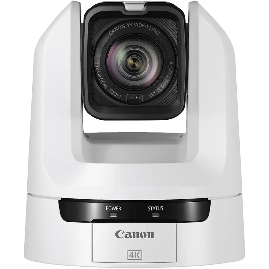 Canon CR-N100 4K NDI PTZ Cámara Con 20x Zoom (Titanium White) 1