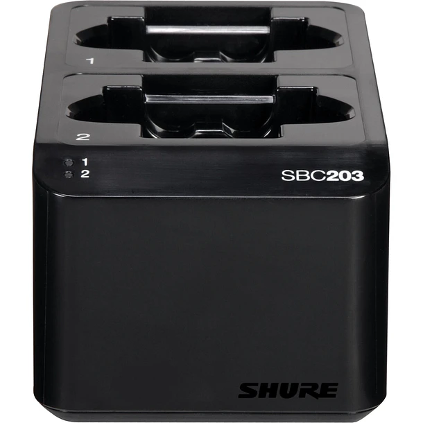 Shure Estacion De Carga Doble Para Baterias Sb903 Con Fuente De Poder 2