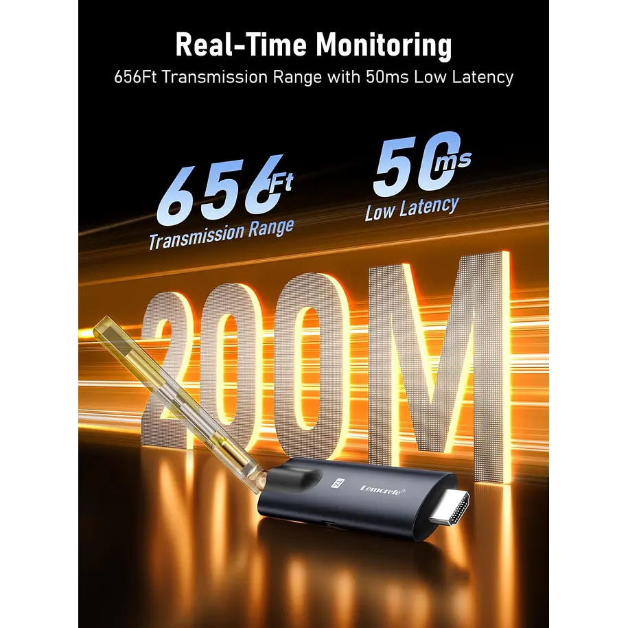 Lemorele R1000 Extensor Inalámbrico de VIdeo 1080P  Wifi 5G 200 Metros 5