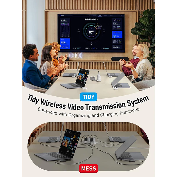 Lemorele G500 Transmisión Inalámbrica Profesional para Reuniones Sin Cables y con Máxima Claridad 9