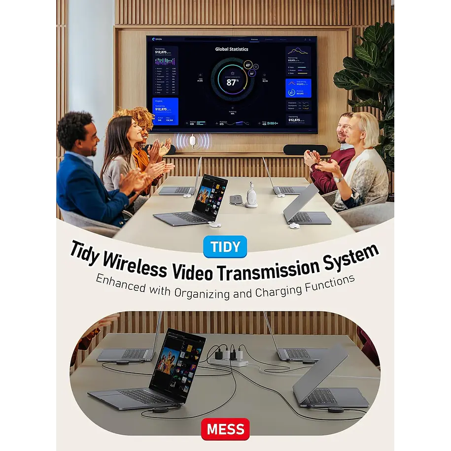 Lemorele G500 Transmisión Inalámbrica Profesional para Reuniones Sin Cables y con Máxima Claridad 9