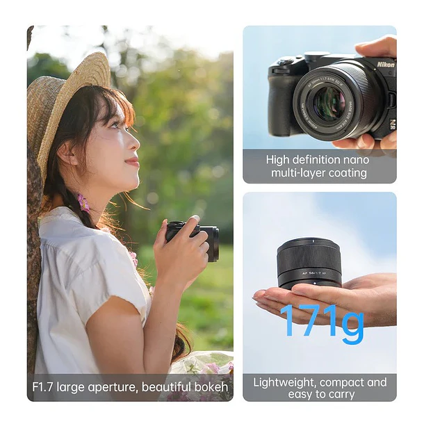 Viltrox AF 56mm F1.7 Air XF Lente Full Frame Para Fujifilm Muy Liviano 10