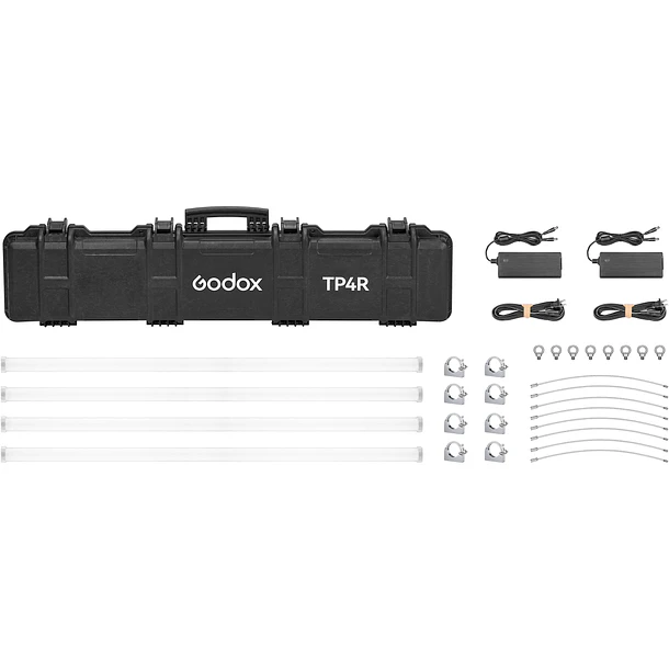 Godox TP4R-K4 KNOWLED Pixel RGB LED Kit de 4 Tubos 1
