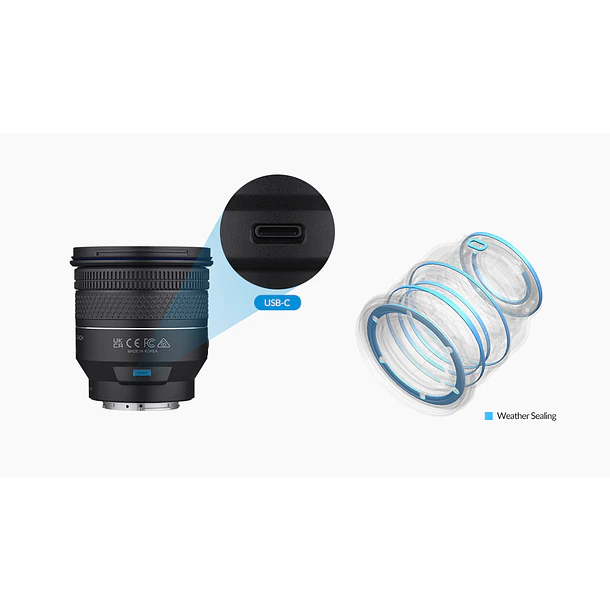 Schneider-Kreuznach x LK SAMYANG AF14-24 F2.8 FE Lente Autofoco Full-Frame Para Sony E 6