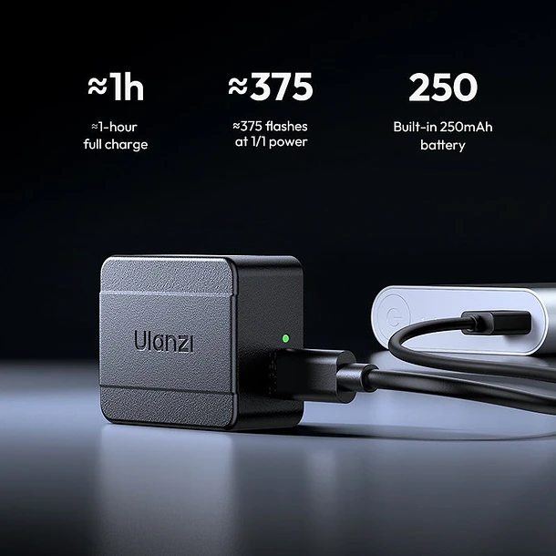 Ulanzi SL02 Spark Lite Flash Compacto Para Cámaras 8