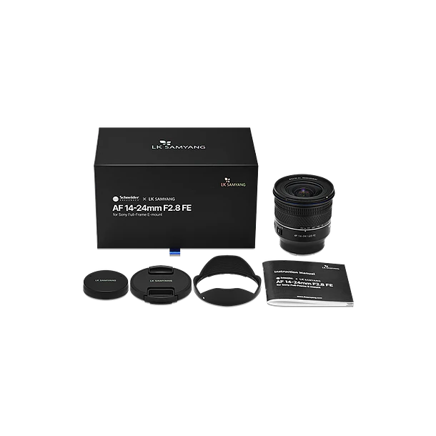 Schneider-Kreuznach x LK SAMYANG AF14-24 F2.8 FE Lente Autofoco Full-Frame Para Sony E 7