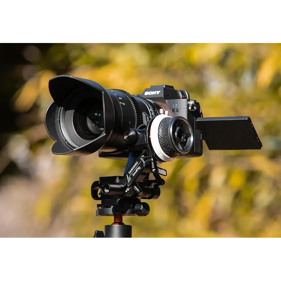 Samyang - Small Rig  MD3484 Cine Kit Follow Focus Para Lentes Samyang Montura E 13