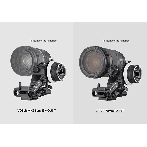 Samyang - Small Rig  MD3484 Cine Kit Follow Focus Para Lentes Samyang Montura E 14