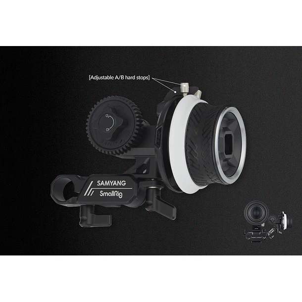 Samyang - Small Rig  MD3484 Cine Kit Follow Focus Para Lentes Samyang Montura E 16