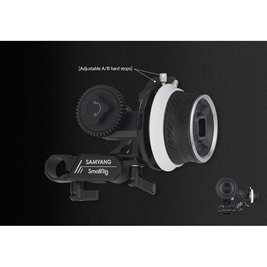 Samyang - Small Rig  MD3484 Cine Kit Follow Focus Para Lentes Samyang Montura E 16
