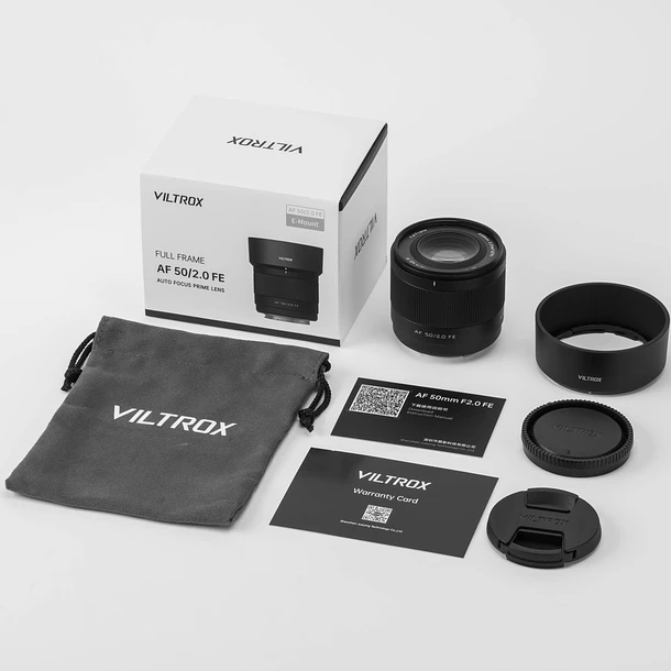 Viltrox AF 50mm F2.0 Air FE Lente Full Frame Para Sony E 12