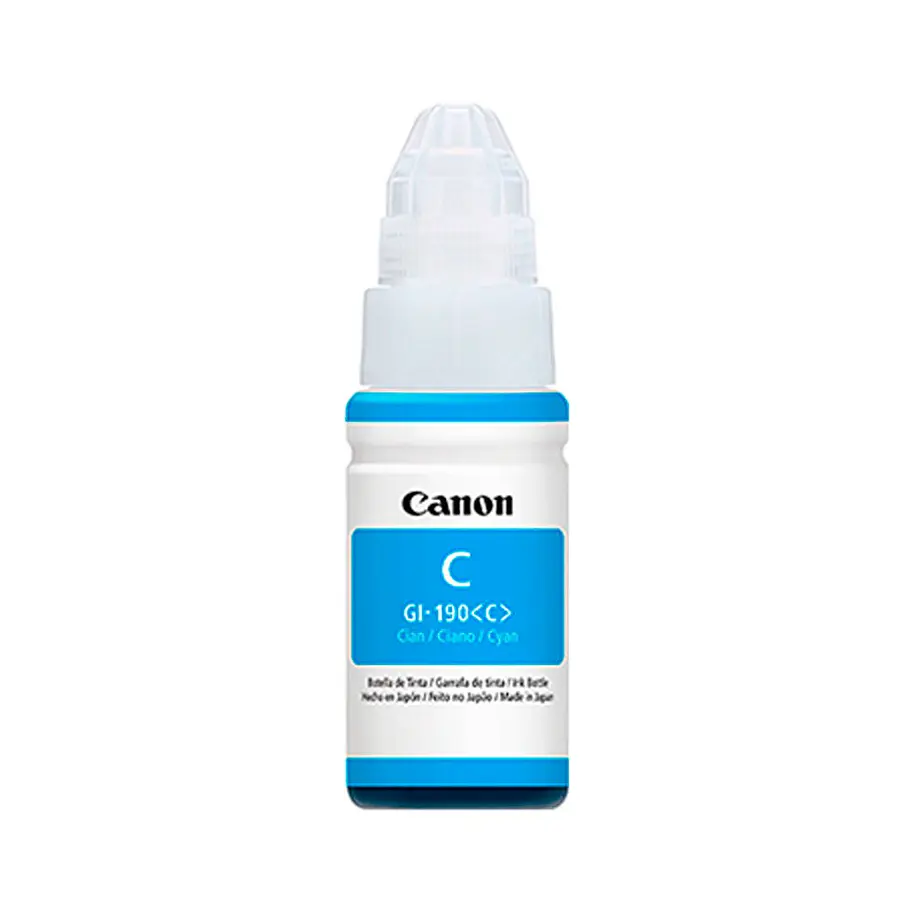 Canon tinta impresora GI-190 Cyan 1