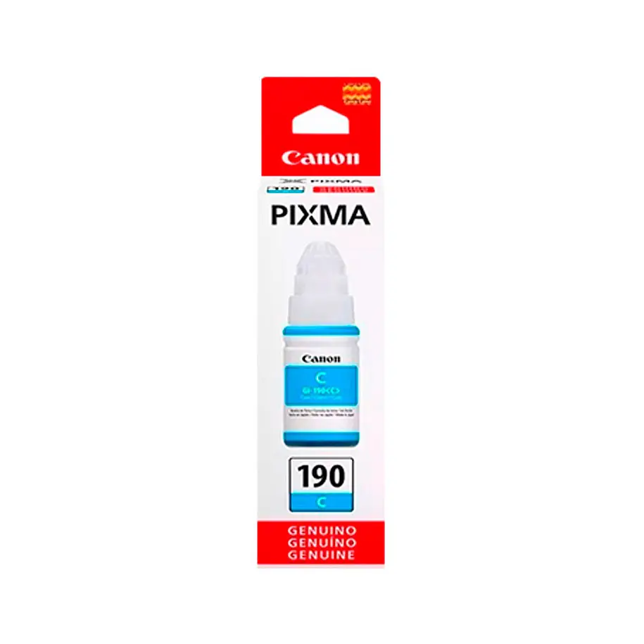 Canon tinta impresora GI-190 Cyan 2