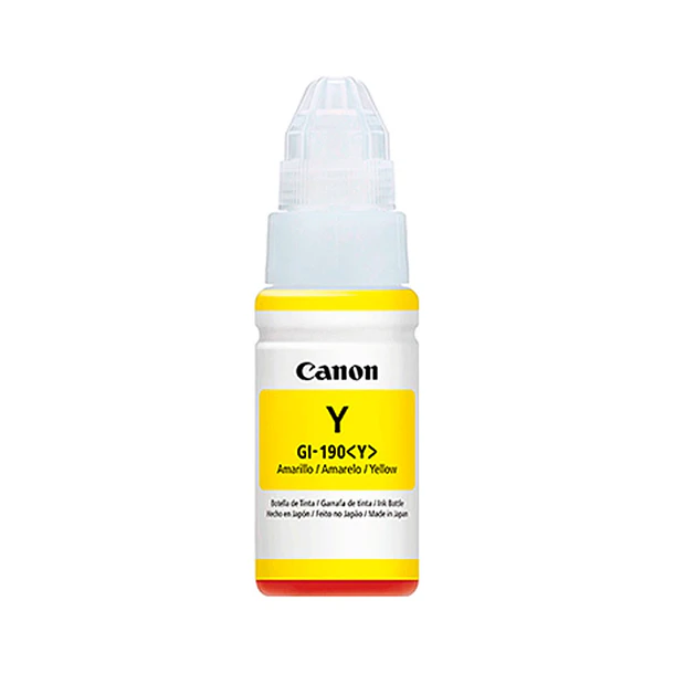 Canon tinta impresora GI-190 Yellow 1
