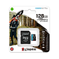 Kingston 128 GB Canvas Go! Más tarjeta de memoria UHS-I microSDXC con adaptador SD - Miniatura 2