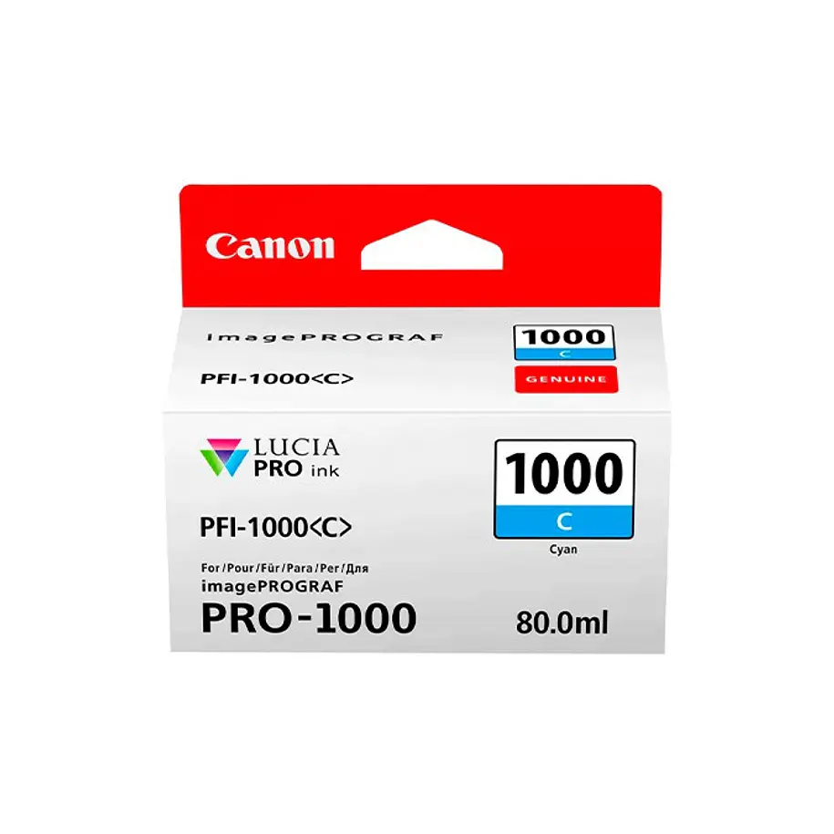 Canon Tinta PFI-1000 Photo Gray (PGY) 1