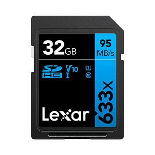 Lexar Memoria SDHC 32GB 633x 95mb/s Professional  UHS-I