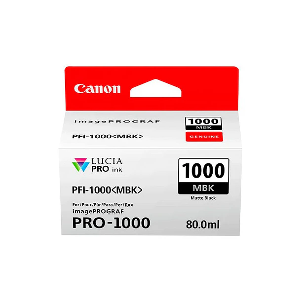 Canon Tinta PFI-1000 Matte Black (MBK) 1
