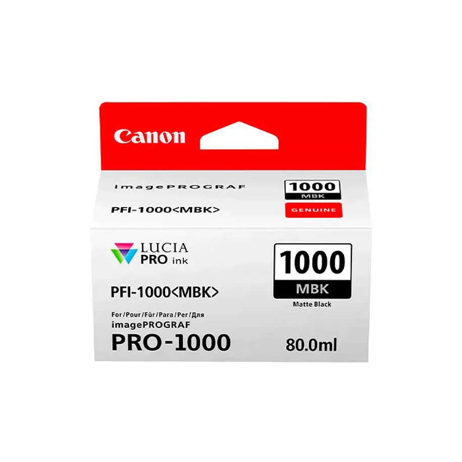 Canon Tinta PFI-1000 Matte Black (MBK) 1