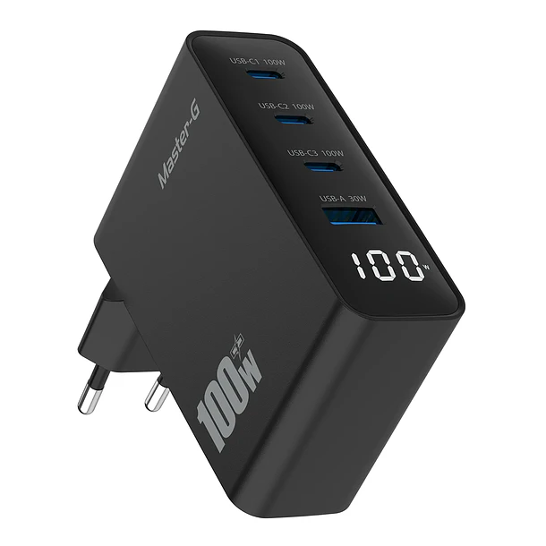 Master-G Cargador Portátil Carga Rápida 100w + Cable USB-C 4