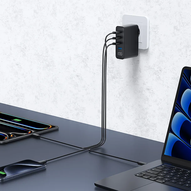 Master-G Cargador Portátil Carga Rápida 100w + Cable USB-C 8