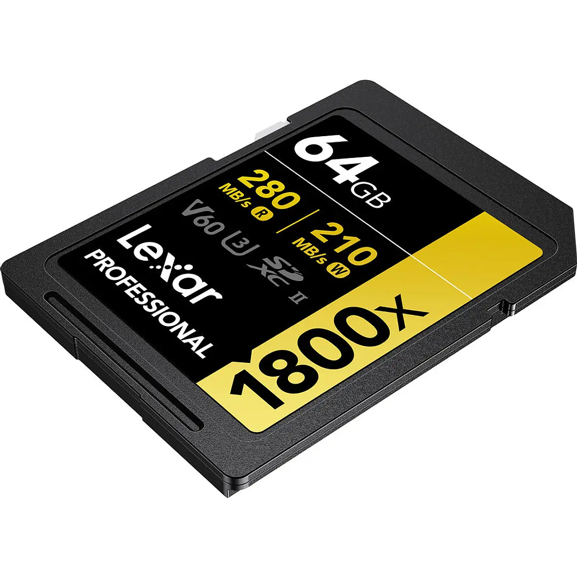 Lexar Tarjeta de Memoria SD Lexar 64GB  UHS-II SDXC U3 V60 4K 4