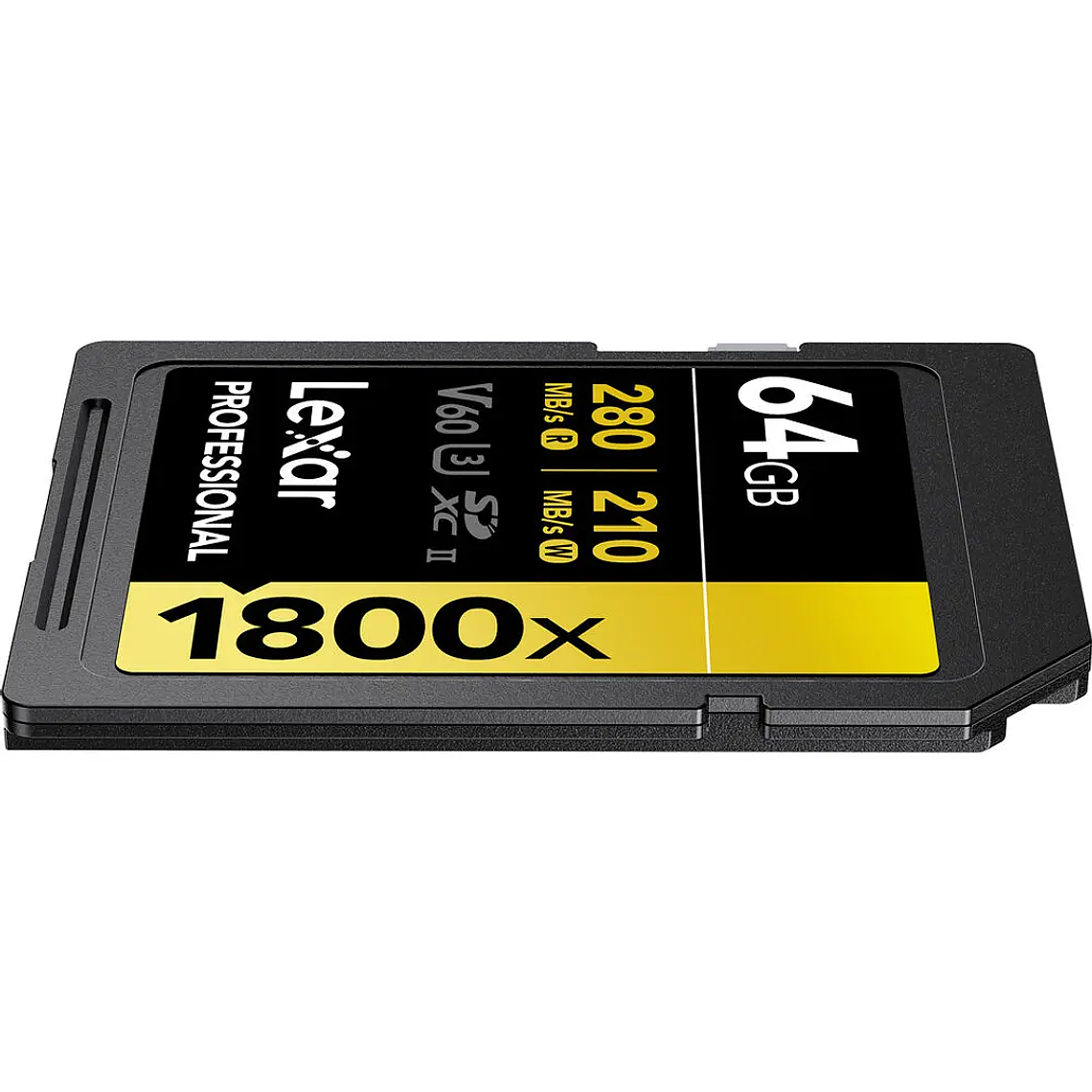 Lexar Tarjeta de Memoria SD Lexar 64GB  UHS-II SDXC U3 V60 4K 5