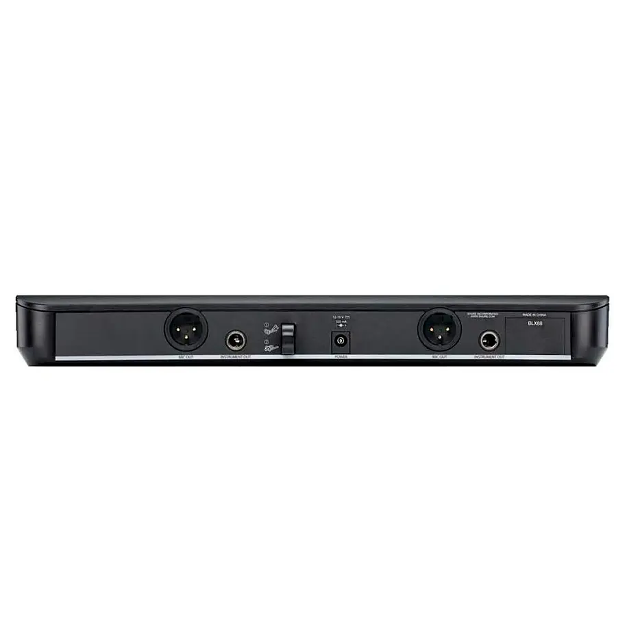 Shure BLX288/PG58-M15 Sistema Inalámbrico con dos Micrófono PGA58 3