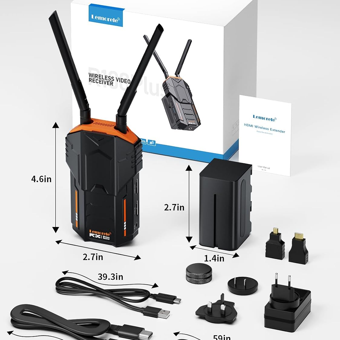 Lemorele R100Plus-RX Receptor Adicional Para Sistema R100 de Lemorele 2