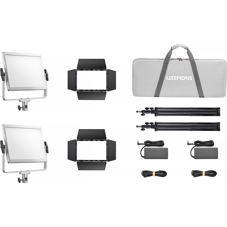 Godox Litemons LP400Bi Bi-Color LED Light Panel (Kit de 2 luces) 1