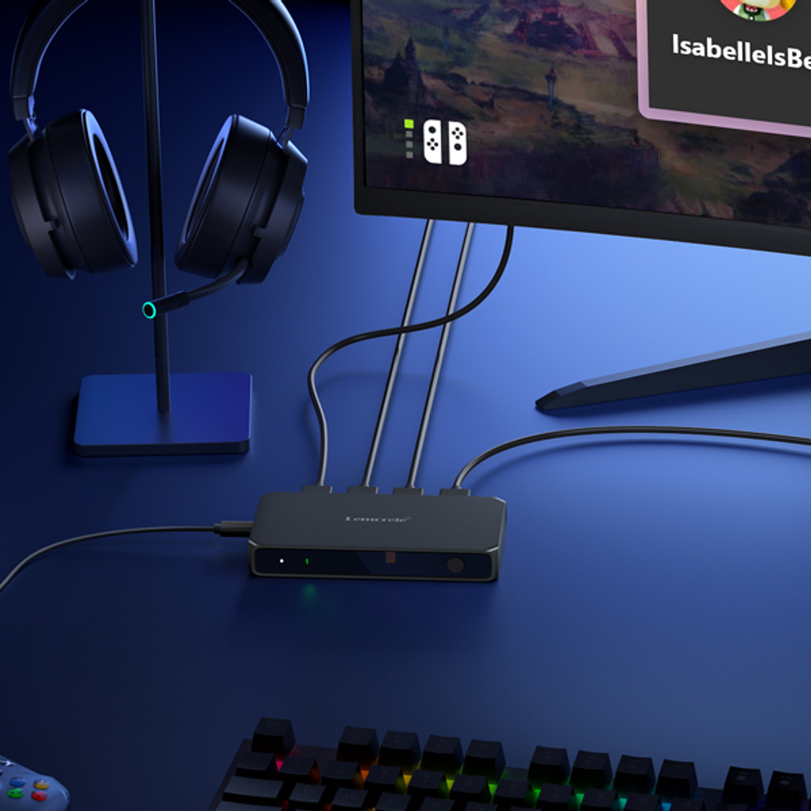 Lemorele G99 Switch HDMI 4K Con Control Remoto 10