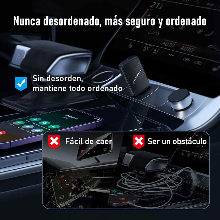 Lemorele Adaptador Inalámbrico Carplay 6