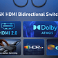 Lemorele HS001 Switch HDMI Bidireccional 4K 60Hz - Miniatura 7