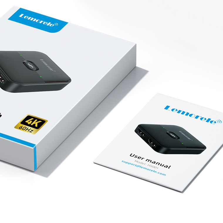 Lemorele HS001 Switch HDMI Bidireccional 4K 60Hz 8