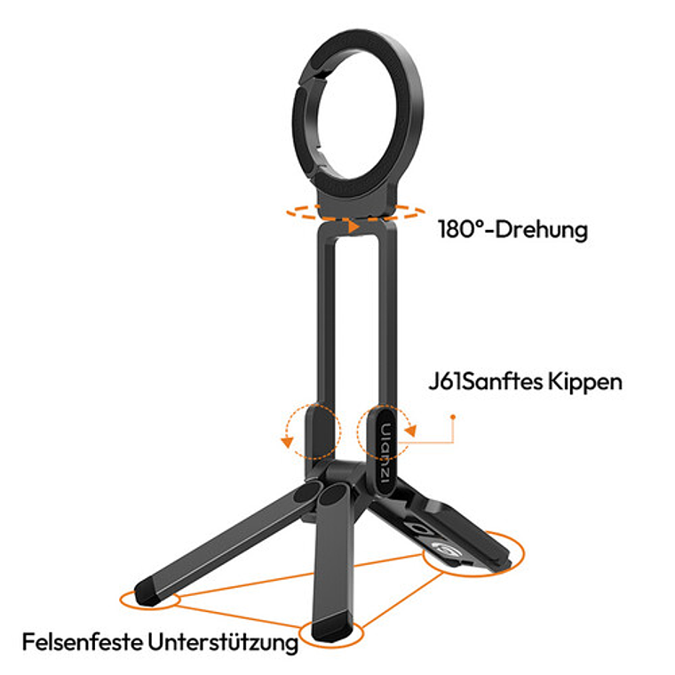 Ulanzi MA-38 Mini Trípode de Montura Magnética MagSafe  T163 8