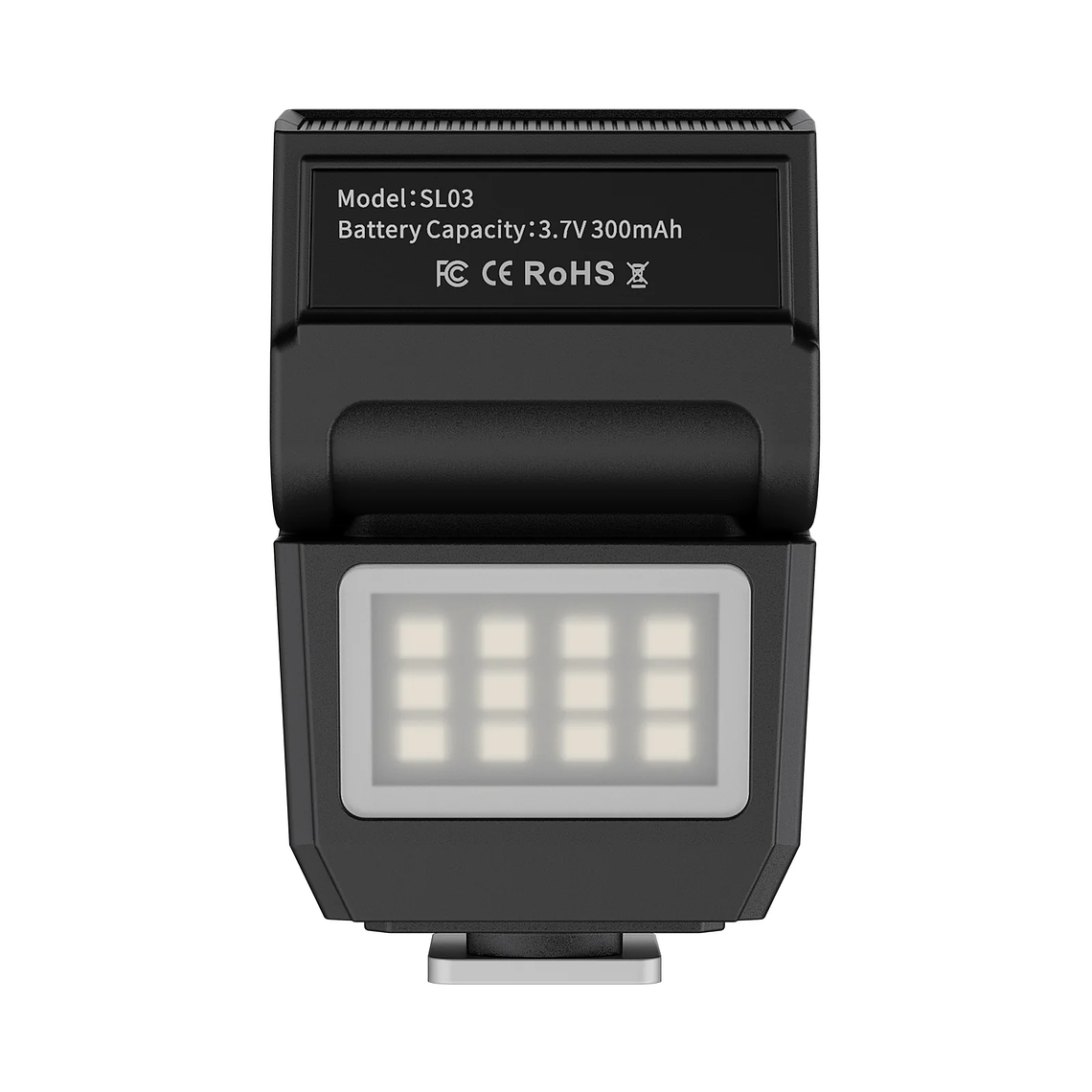 Ulanzi SL03  L200 Flash Compacto Para Cámaras Con Inclinación 90 Grados 7