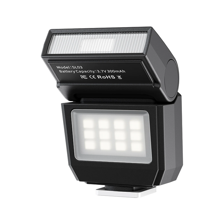 Ulanzi SL03  L200 Flash Compacto Para Cámaras Con Inclinación 90 Grados 1
