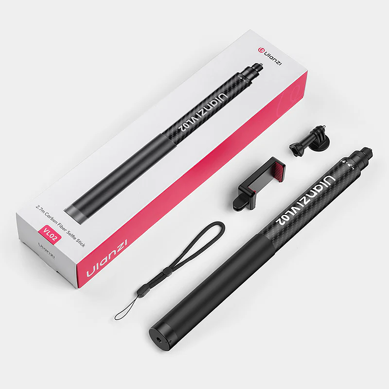 Ulanzi VL02 Barra Selfie 2,7m Fibra de Carbono Sumergible - T096 4