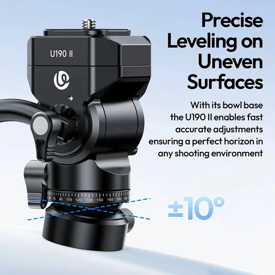 Ulanzi U-190II Cabezal Fluido Para Video Con Equilibrio de Cabezal 2