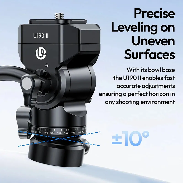 Ulanzi U-190II Cabezal Fluido Para Video Con Equilibrio de Cabezal 2