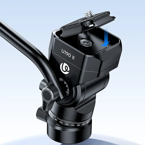 Ulanzi U-190II Cabezal Fluido Para Video Con Equilibrio de Cabezal 5