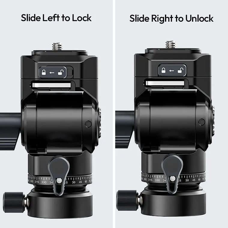 Ulanzi U-190II Cabezal Fluido Para Video Con Equilibrio de Cabezal 8