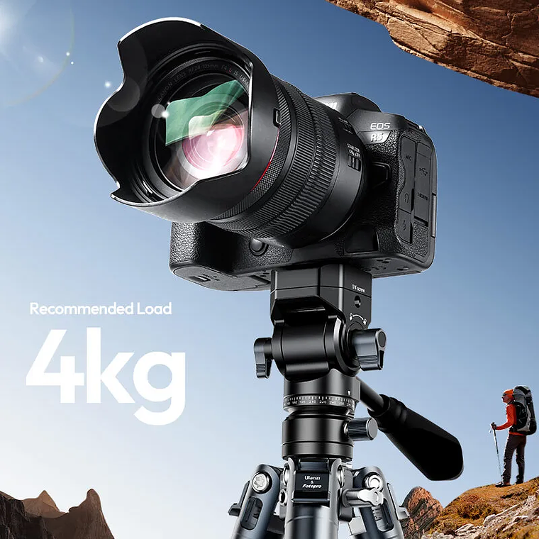 Ulanzi U-190II Cabezal Fluido Para Video Con Equilibrio de Cabezal 11