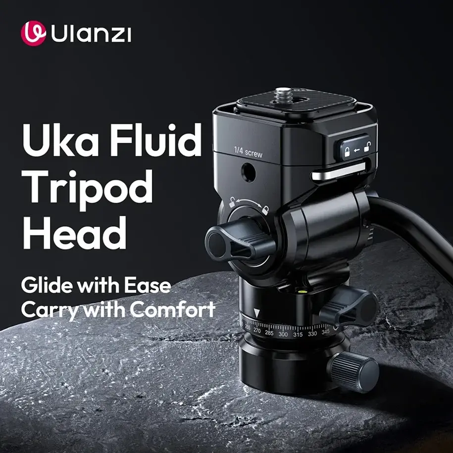 Ulanzi U-190II Cabezal Fluido Para Video Con Equilibrio de Cabezal 15