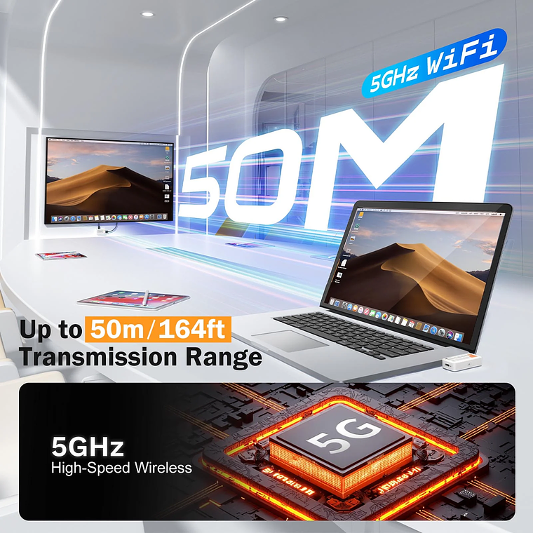 Lemorele P400 Wireless HDMI Multiples Transmisiones 1080P HD 4