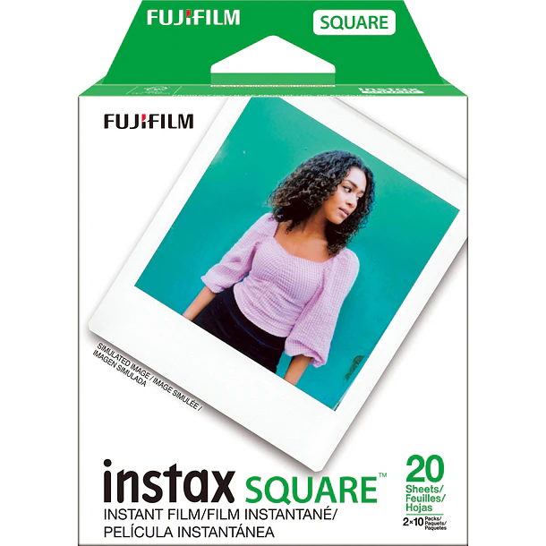 Fujifilm instax SQUARE Film Instantaneo 20 Fotos 2
